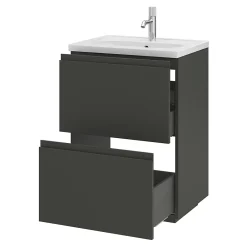 GoodHome Mitigeur de lavabo M, chrome, Levanna