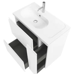 GoodHome Mitigeur de lavabo M, chrome, Levanna