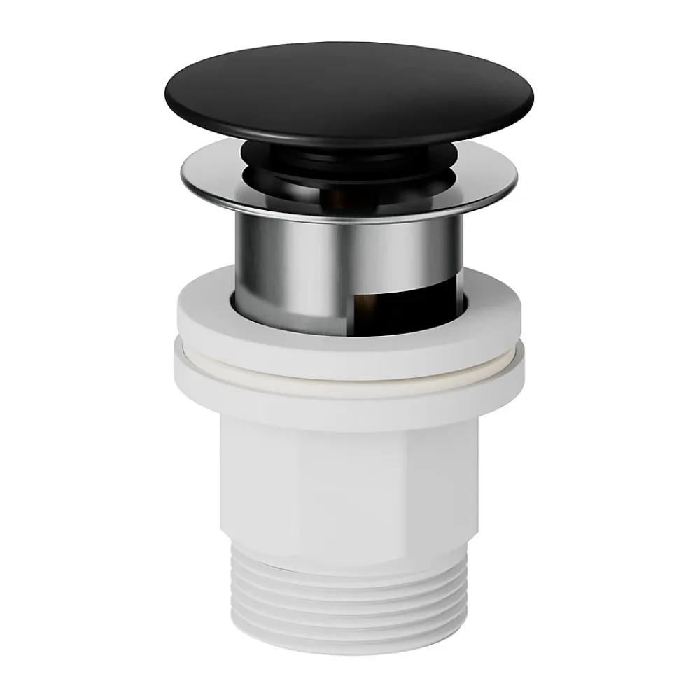 Robinet Lavabo Et Vasque|GoodHome Mitigeur de lavabo M noir mat, Selenga
