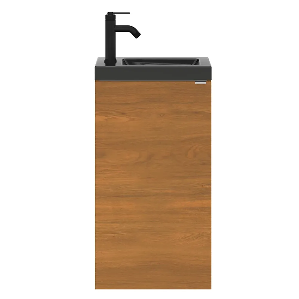 Robinet Lavabo Et Vasque|GoodHome Mitigeur de lavabo M noir mat, Selenga