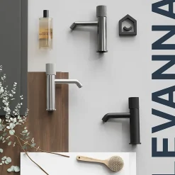 GoodHome Mitigeur de lavabo M, noir, Levanna