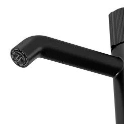 GoodHome Mitigeur de lavabo M, noir, Levanna