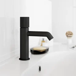 GoodHome Mitigeur de lavabo M, noir, Levanna
