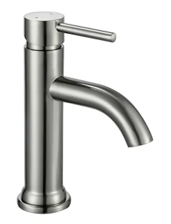 Edouard Rousseau Mitigeur de lavabo mécanique inox, Ilo Small