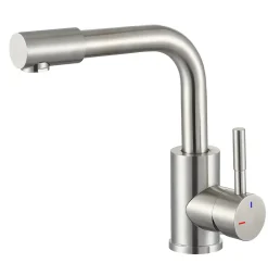 Robinet Lavabo Et Vasque|Edouard Rousseau Mitigeur de lavabo mécanique inox, Ylus