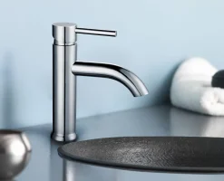 Robinet Lavabo Et Vasque|Edouard Rousseau Mitigeur de lavabo mécanique chrome, Ilo Small