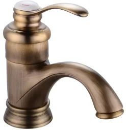Edouard Rousseau Mitigeur de lavabo mécanique bronze, Byron