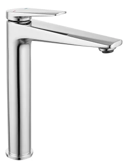 Robinet Lavabo Et Vasque|Edouard Rousseau Mitigeur de lavabo mécanique haut chrome, Gloss