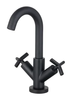 Essebagno Mitigeur de lavabo noir Essekross