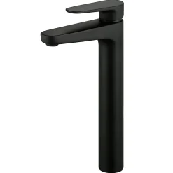 GoodHome Mitigeur de lavabo noir Cavally XL