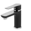 GoodHome Mitigeur de lavabo noir Wicie