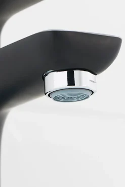 GoodHome Mitigeur de lavabo noir Wicie