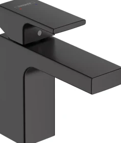 Robinet Lavabo Et Vasque|Hansgrohe Mitigeur de lavabo noir mat Vernis Shape 100