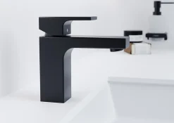 Robinet Lavabo Et Vasque|Hansgrohe Mitigeur de lavabo noir mat Vernis Shape 100