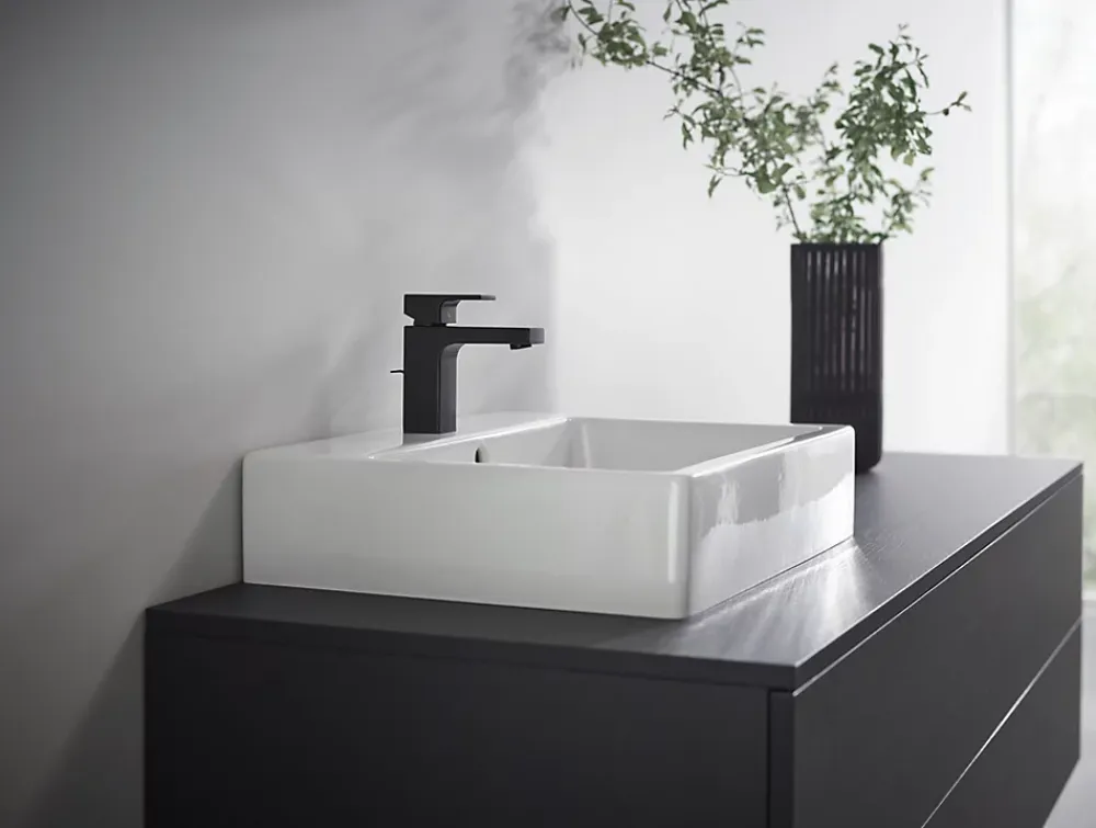 Robinet Lavabo Et Vasque|Hansgrohe Mitigeur de lavabo noir mat Vernis Shape 100