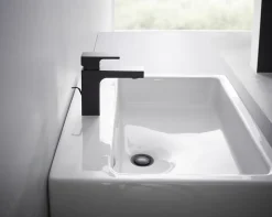 Robinet Lavabo Et Vasque|Hansgrohe Mitigeur de lavabo noir mat Vernis Shape 100