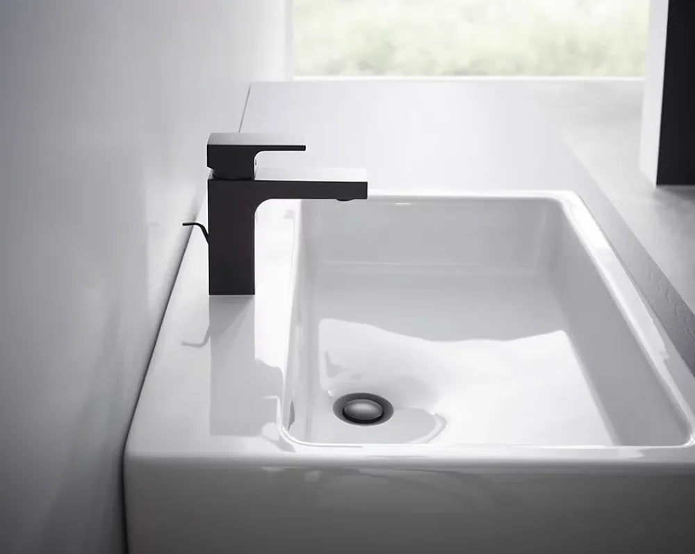 Robinet Lavabo Et Vasque|Hansgrohe Mitigeur de lavabo noir mat Vernis Shape 100