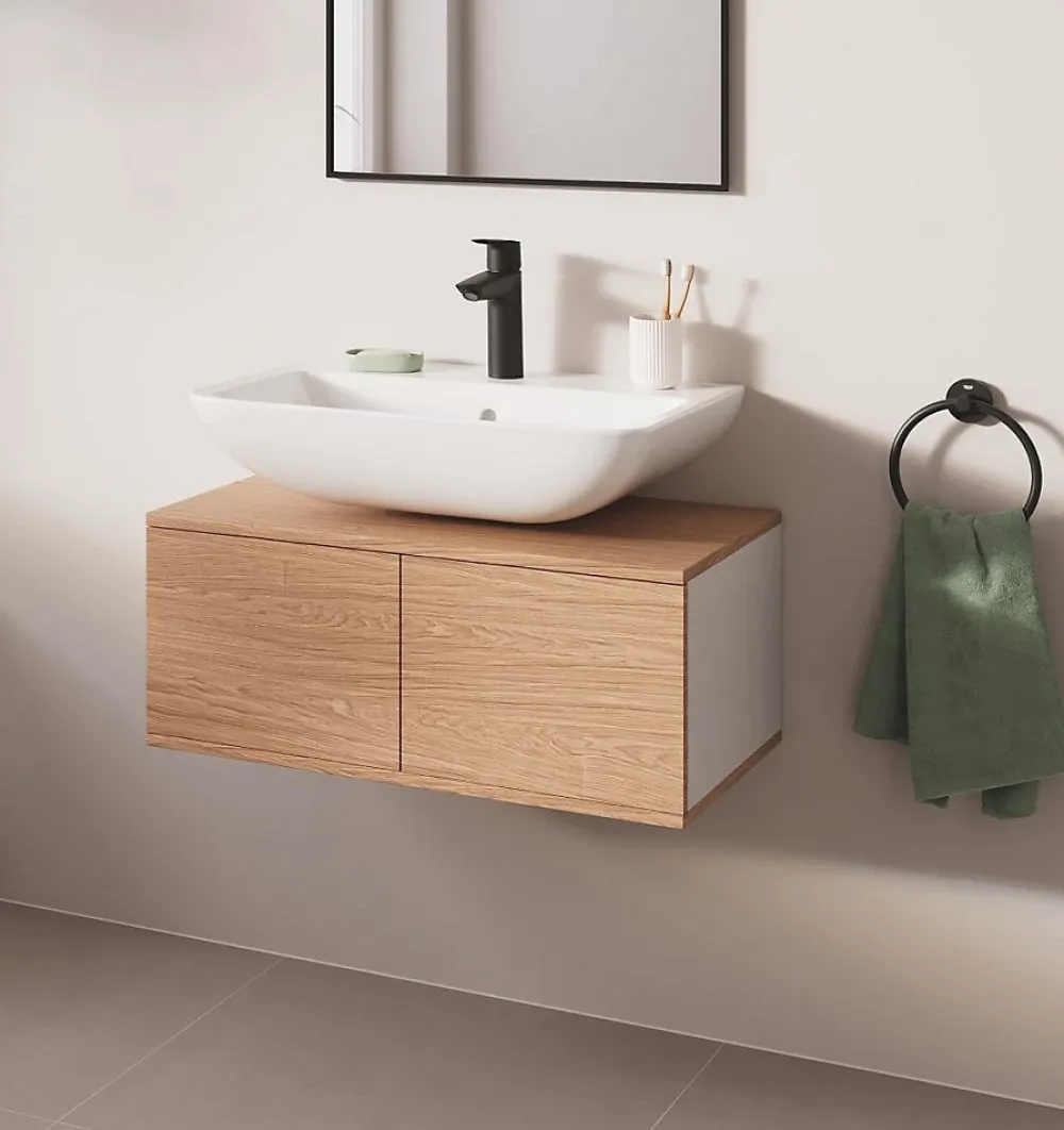 Grohe Mitigeur de lavabo taille M, noir, Start