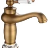 Edouard Rousseau Mitigeur de lavabo vieux bronze Marple