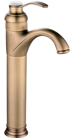 Edouard Rousseau Mitigeur de lavabo vieux bronze Byron