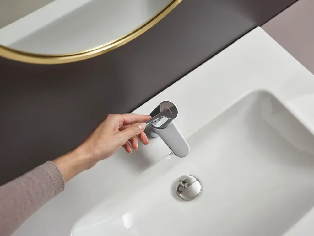 Robinet Lavabo Et Vasque|Hansgrohe Mitigeur de lavabo Waterforms Eco chromé