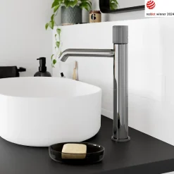GoodHome Mitigeur de lavabo XL, chrome, Levanna