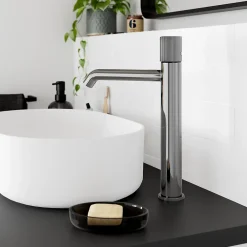 GoodHome Mitigeur de lavabo XL, chrome, Levanna