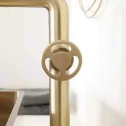 Essebagno Mitigeur de lavabo XL H.32 cm, doré, Factory