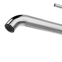 GoodHome Mitigeur de lavabo XL H.25,6 cm, chrome, Owens