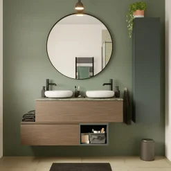 Robinet Lavabo Et Vasque|GoodHome Mitigeur de lavabo XL, noir, Levanna