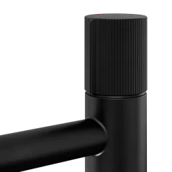 Robinet Lavabo Et Vasque|GoodHome Mitigeur de lavabo XL, noir, Levanna