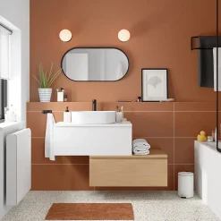 Robinet Lavabo Et Vasque|GoodHome Mitigeur de lavabo XL, noir mat, Maza