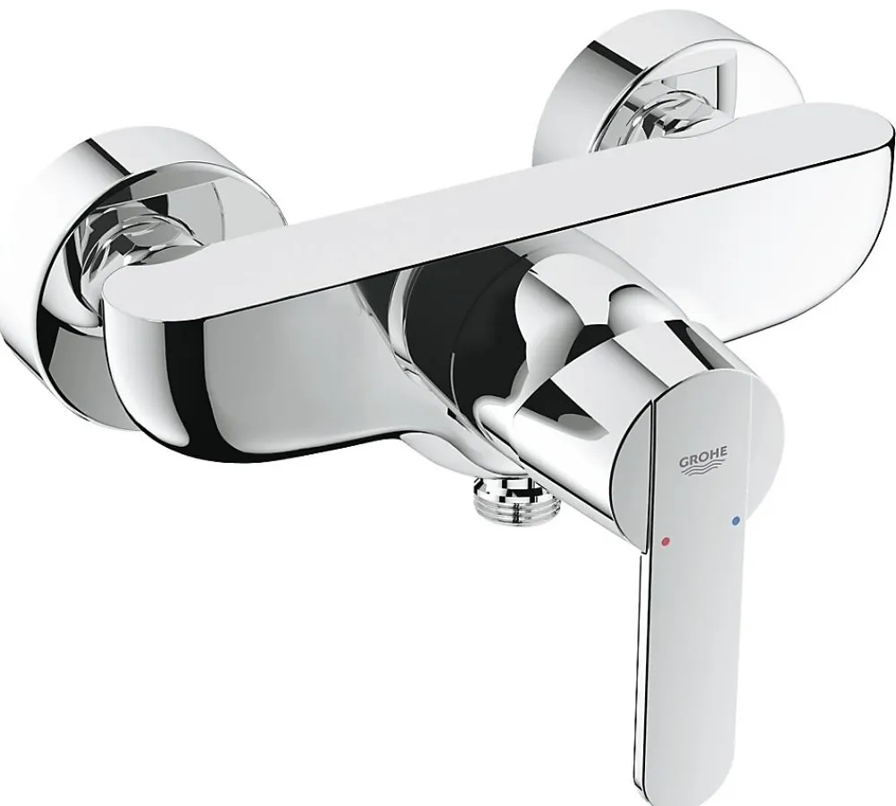Robinet De Douche|Grohe Mitigeur douche 2 trous Get finition chromé