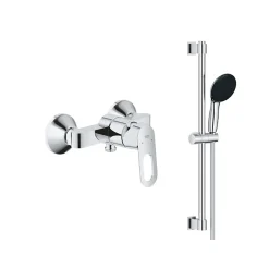 Colonne De Douche Mécanique|Grohe Mitigeur douche Bauloop monocommande et douchette Vitalio Start