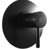 Colonne De Douche Encastrable|Rav Mitigeur douche encastrable SEINA en laiton noir 15 cm