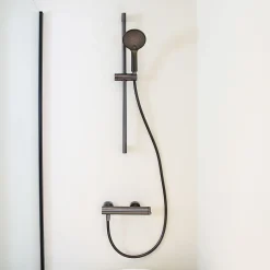 Essebagno Mitigeur douche mécanique gun métal Luisa