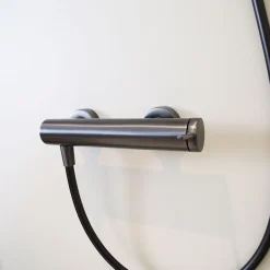Essebagno Mitigeur douche mécanique gun métal Luisa