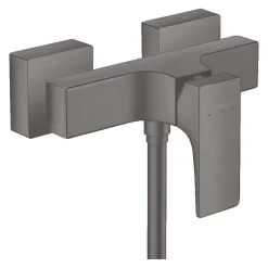 Hansgrohe Mitigeur douche mécanique Metropol noir chromé brossé