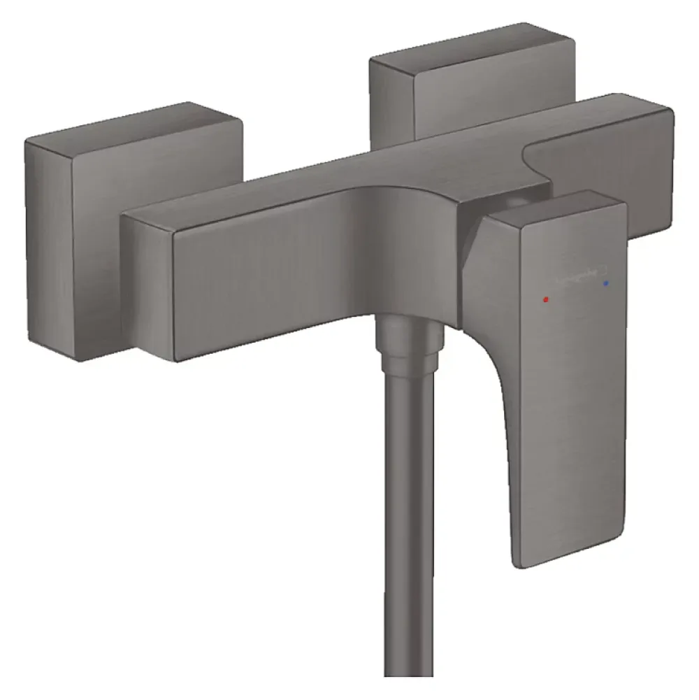 Hansgrohe Mitigeur douche mécanique Metropol noir chromé brossé