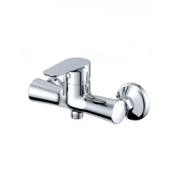 Robinet De Baignoire|Apic Mitigeur douche mural chromé brillant ROMA