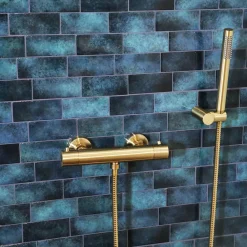 Essebagno Mitigeur douche thermostatique Or brossé Luisa