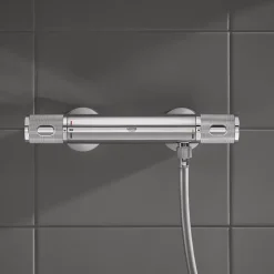 Grohe Mitigeur douche thermostatique Quickfix Precision Feel + microfibre