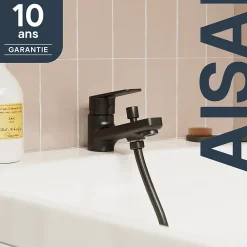 Robinet De Douche|GoodHome Mitigeur douche thermostatique, chrome, Mayas
