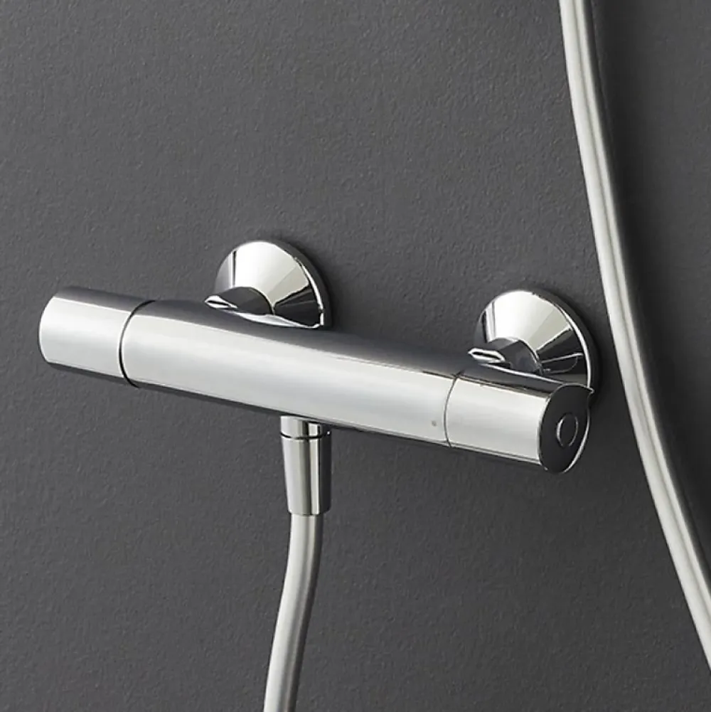 Robinet De Douche|Jacob Delafon Mitigeur douche thermostatique Simone chrome