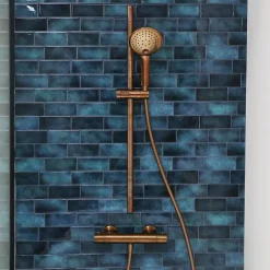 Essebagno Mitigeur douche thermostatique cuivre brossé Luisa