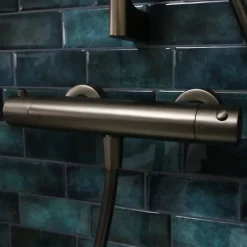 Essebagno Mitigeur douche thermostatique gun métal Luisa