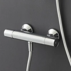 Jacob Delafon Mitigeur douche thermostatique Simone chrome + nettoyant