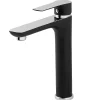 GoodHome Mitigeur haut de lavabo noir Wicie