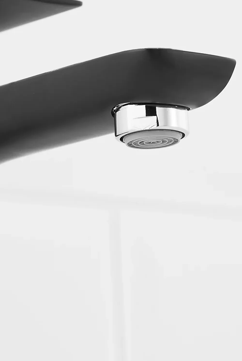 GoodHome Mitigeur haut de lavabo noir Wicie