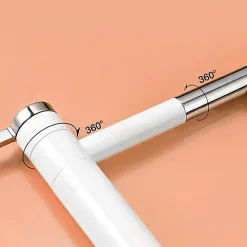 Robinet Lave-Mains|Kroos Mitigeur haut vasque Blanc & Chromé - Graffias